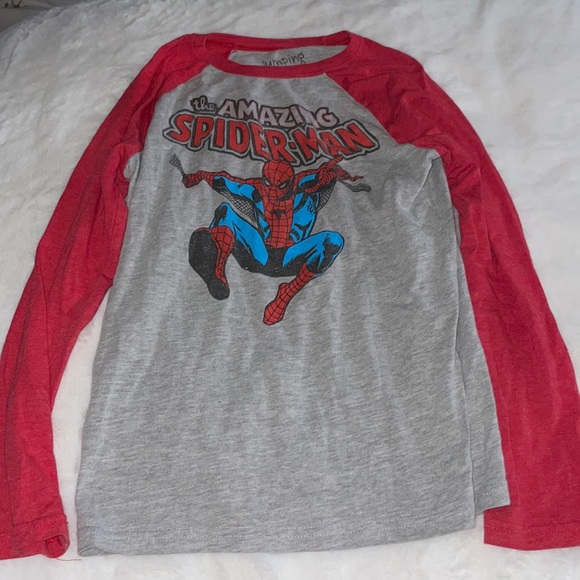 jumping beans Other - Jumping beans, the amazing Spider-Man size 8, long sleeve, shirt, gray, and red